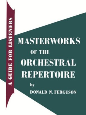 cover image of Masterworks of the Orchestral Repertoire